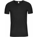 Bambutik Fit "V" pánské bambusové tričko krátký rukáv černá – Zboží Mobilmania