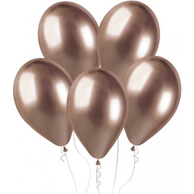 Grabo BALÓNEK chromový latexový rose gold 33 cm – Zboží Dáma
