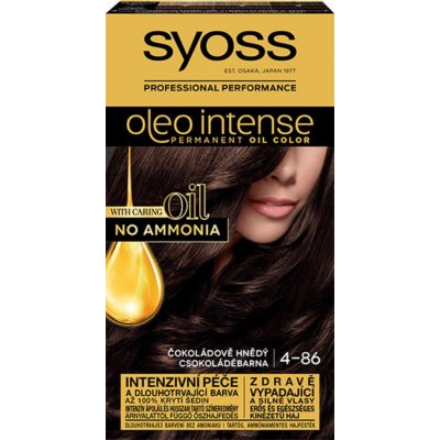 Syoss Oleo Intense Barva na vlasy 486 Čokoládově hnědý 50 ml