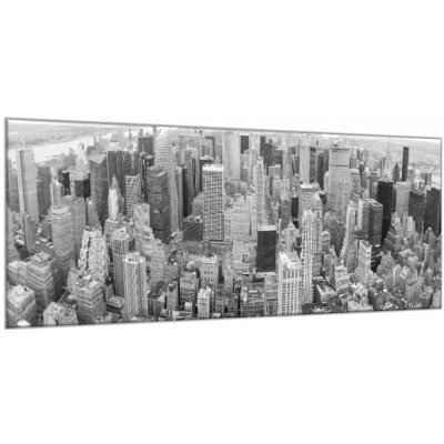 Obraz skleněný panorama New York City - 100 x 150 cm – Zboží Mobilmania