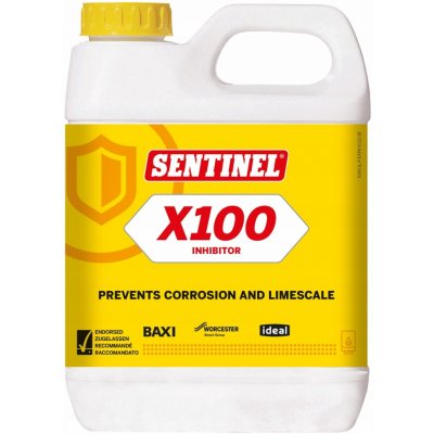 Inhibitor koroze a usazenin do ústředního topení (C.O.) Sentinel X100 1 l – Zboží Dáma