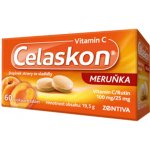 CELASKON Vitamín C 100 mg meruňka 60 tablet – Zboží Mobilmania