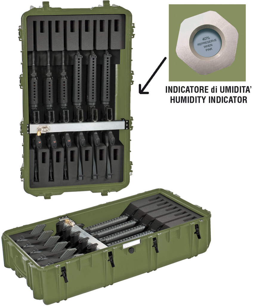 Explorer Cases Odolný vodotěsný kufr na 12 pušek 10840 s pěnou Zelená