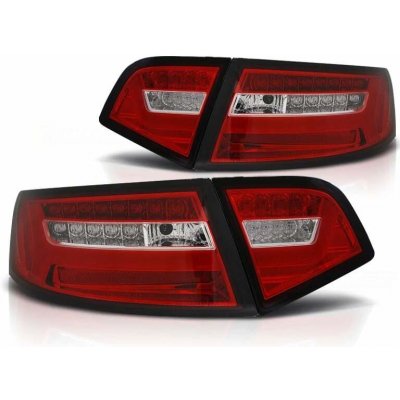 ZADNÍ SVĚTLA AUDI A6, 2001-2011, ČERVENÉ, LED BAR – Hledejceny.cz