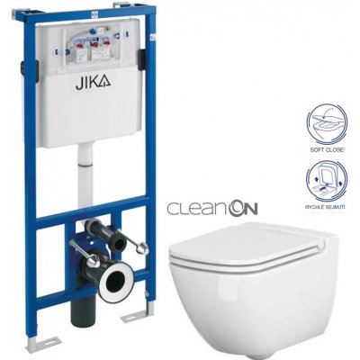 JIKA WC CERSANIT CLEANON CASPIA + SEDÁTKO H895652 X CP1 – Sleviste.cz