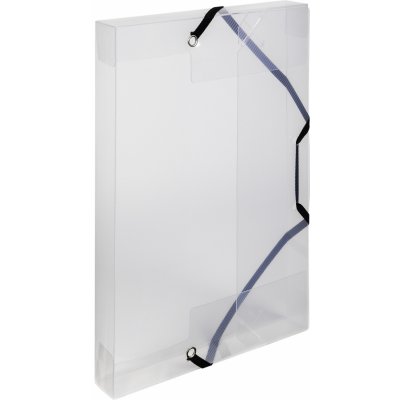 Karton P+P Krabice PP s gumou A5 Lines čirá – Zboží Živě