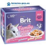 Brit cat Premium D Fillets jelly Family Plate 1 kg – Sleviste.cz