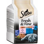 Sheba Fresh & Fine Rybí výběr ve šťávě 6 x 50 g – Zboží Mobilmania