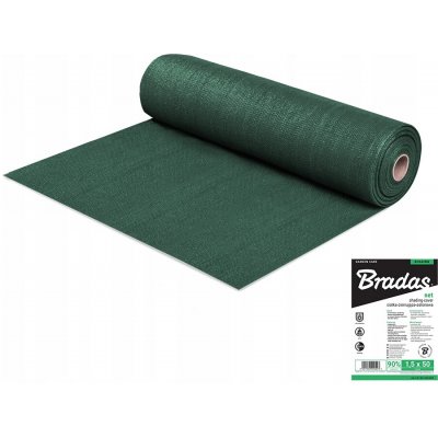 Bradas Stínící tkanina 90 % 135 g/m² 1,5 x 10 m zelená – Zboží Mobilmania