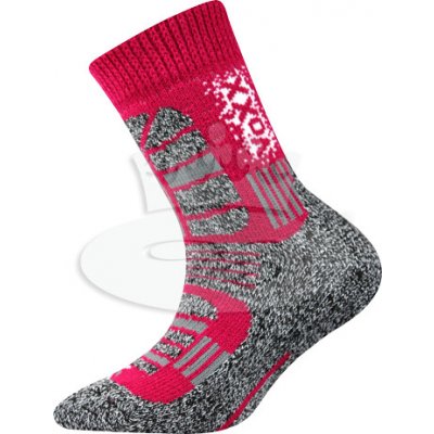 Voxx dětské ponožky Traction zimní lyžařské magenta