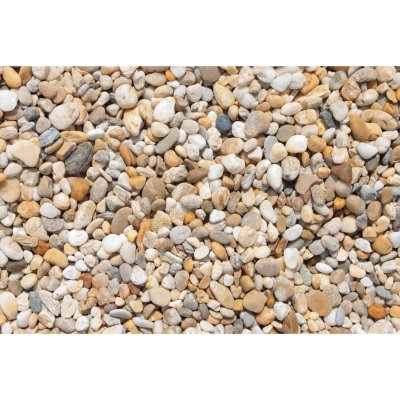 Říční oblázky pestrobarevné 8-16 mm 1 000 kg velký pytel – Sleviste.cz
