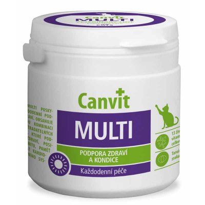 Canvit MULTI vitamínové tablety pro kočku 200 g – Hledejceny.cz