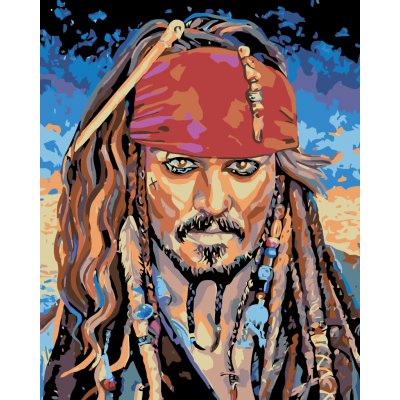ZUTY Malování podle čísel JACK SPARROW I 40 x 50 cm – Sleviste.cz