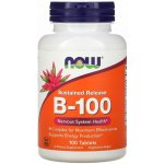 NOW Foods Vitamin B-100 Complex s postupným uvolňováním 100 tablet – Hledejceny.cz