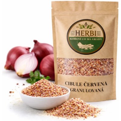 Herbi Cibule červená granulovaná, 100 g – Zbozi.Blesk.cz