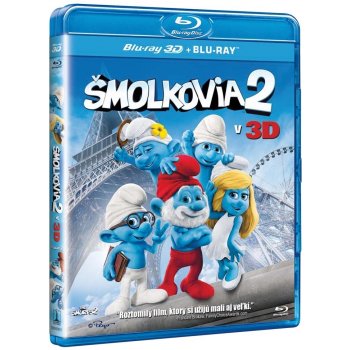 Šmoulové 2 2D+3D BD