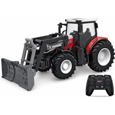 H-toys Zemědělský traktor s nakladačem 2,4 GHz RTR 1:24