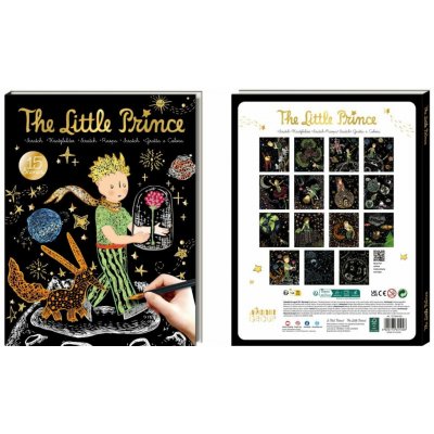 Škrabací obrázky 15 ks Malý princ – Zboží Mobilmania