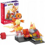 Mega Construx Pokémon Charmanderův ohnivý útok – Zboží Dáma