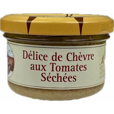 Delices du Luberon pochoutka s kozím sýrem a sušenými rajčaty sklo 90 g – Sleviste.cz