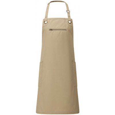 Premier Workwear Zástěra z recyklovaného materiálu a biobavlny PR121 Khaki Pantone 7536C 86x72cm – Hledejceny.cz
