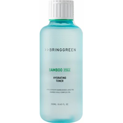 Bring Green Bamboo Hyalu Hydrating Toner Jumbo tonikum na obličej s bambusovou šťávou 250 ml – Hledejceny.cz