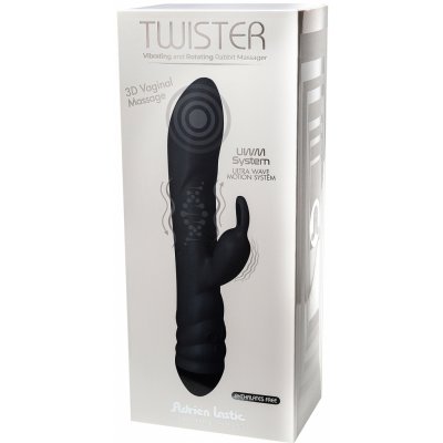 Adrien Lastic Twister Vibrating and Rotating Rabbit Massager – Hledejceny.cz