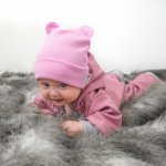 Esito zimní žebrovaná čepice s oušky Color růžová – Hledejceny.cz