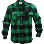 Rothco košile dřevorubecká flannel kostkovaná zelená