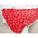 B.E.S. Petrovice Deka s beránkem Buffalo Vločky červené 150x200 – Sleviste.cz