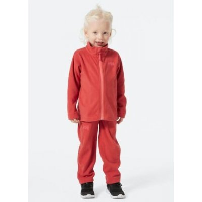 Helly Hansen dětský fleecový set mikiny a tepláků poppy red – Sleviste.cz