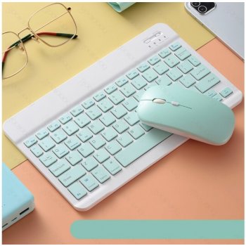 Lux Mouse Mini bluetooth bezdrátová klávesnice a myš - Slim1 Barva: Bílá od  479 Kč - Heureka.cz