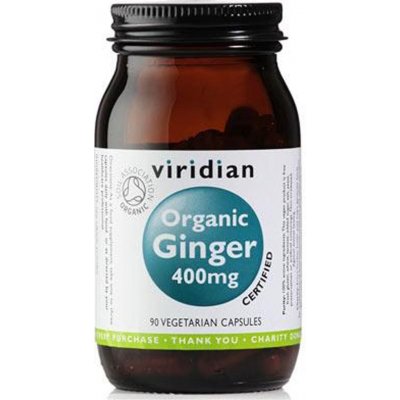 Viridian Organic Ginger 400 mg 90 kapslí – Hledejceny.cz