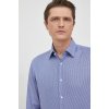Pánská Košile Boss bavlněné tričko slim s klasickým límcem 50484395 modrá