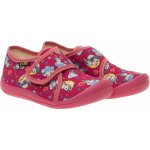 Fare KLASIK Dětské papuče na suchý zip červené 4115451 – Zbozi.Blesk.cz