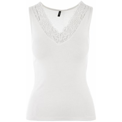 Vero Moda BÍLÉ S KRAJKOVÝM VÝSTŘIHEM – Hledejceny.cz