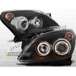 OPEL ASTRA H 2004-09 3.5D PŘEDNÍ ČÍRÁ SVĚTLA ANGEL EYES BLACK