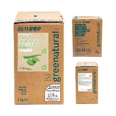 Greenatural Regenerační sprchový gel aloe vera a oliva BIO 5 kg – Zboží Mobilmania