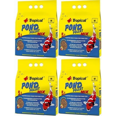 Tropical Pond Pellet Mix M 5 l, 550 g – Zboží Mobilmania