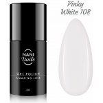 NANI gel lak Amazing LinePinky White 5 ml – Sleviste.cz