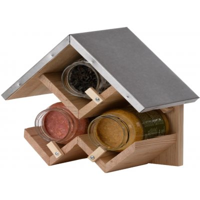 Esschert Design Krmítko na burákové máslo Triple 24 x 13 x 25 cm – Hledejceny.cz