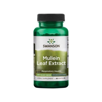 Swanson Mullien Leaf Extract 60 kapslí 250 mg