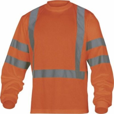 Delta Plus Reflexní pracovní tričko Rudder Oranžová 2XL – Zboží Dáma