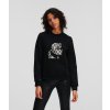 Dámská mikina Karl Lagerfeld mikina BOUCLE KARL sweatshirt černá