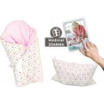 Eva Kiedroňová SET 4v1 Mini Dráček Jarní louka s růžovými tečkami – Zboží Mobilmania