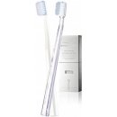 Swiss Smile Whitening Toothbrush Medium-Soft Toothbrush White1pc + Medium-Soft Toothbrush Transparent 1 pc dárková sada