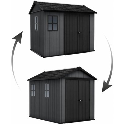 Keter Newton 2.0 9 x 7,5 šedý – Zboží Dáma