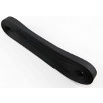 Luxusní saténová rypsová stuha - šíře 1 cm - černá – Hledejceny.cz