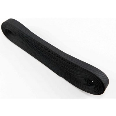 Luxusní saténová rypsová stuha - šíře 1 cm - černá – Hledejceny.cz