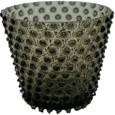 Váza, Svícen, Květináč, Mísa 16cm - Hobnail – Ananas – hnědý kouř – Hledejceny.cz